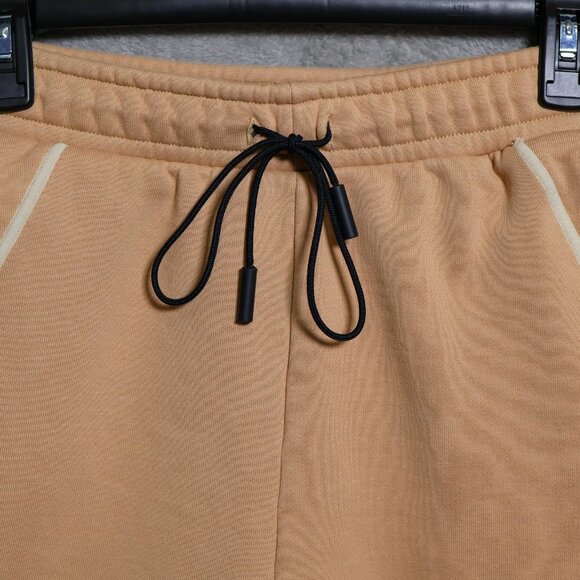 Jordan 23 Engineered Shorts Mens Medium Tan Beige Drawstring Athletic DV7685-277 - Picture 2 of 16